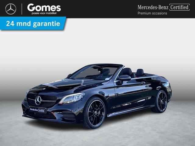 Mercedes-Benz C-KLASSE Cabrio 180 AMG | Premium Plus | Night Pakket | 360° Camera | Burmester | Memorystoelen Verwarmd | Sfeerverlichting