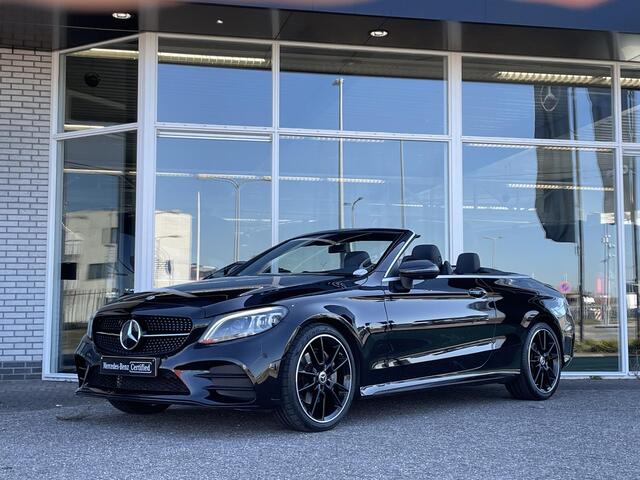 Mercedes-Benz C-KLASSE Cabrio 180 AMG | Premium Plus | Night Pakket | 360° Camera | Burmester | Memorystoelen Verwarmd | Sfeerverlichting