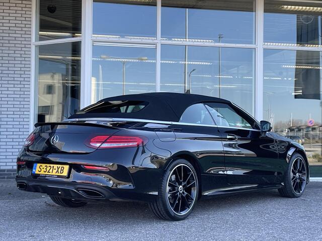 Mercedes-Benz C-KLASSE Cabrio 180 AMG | Premium Plus | Night Pakket | 360° Camera | Burmester | Memorystoelen Verwarmd | Sfeerverlichting