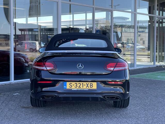 Mercedes-Benz C-KLASSE Cabrio 180 AMG | Premium Plus | Night Pakket | 360° Camera | Burmester | Memorystoelen Verwarmd | Sfeerverlichting