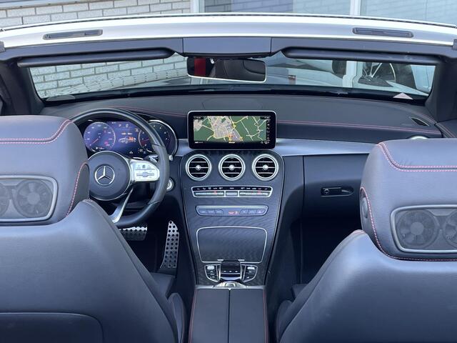 Mercedes-Benz C-KLASSE Cabrio 180 AMG | Premium Plus | Night Pakket | 360° Camera | Burmester | Memorystoelen Verwarmd | Sfeerverlichting