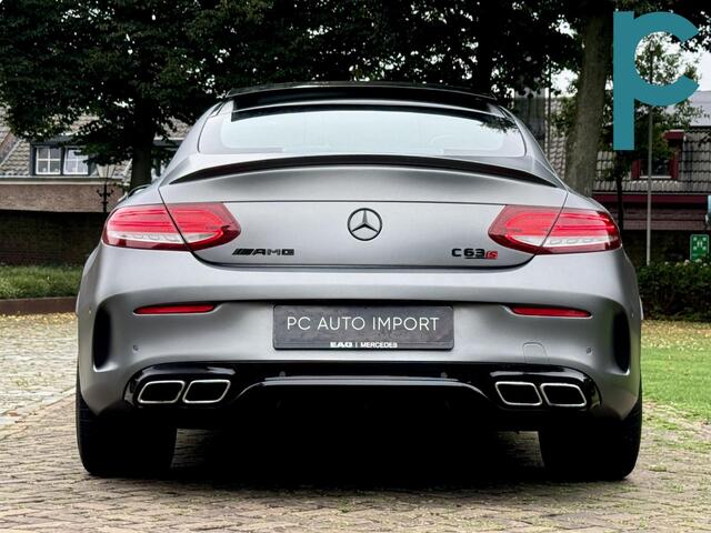Mercedes-Benz C-KLASSE Coupé AMG 63 S Edition 1 Ceramic AMG Performance Seat Pano Burmester Selenietgrijs Magno