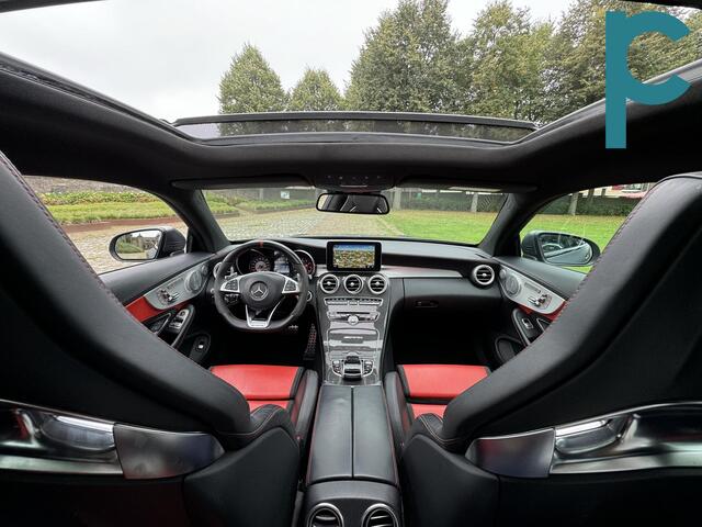 Mercedes-Benz C-KLASSE Coupé AMG 63 S Edition 1 Ceramic AMG Performance Seat Pano Burmester Selenietgrijs Magno