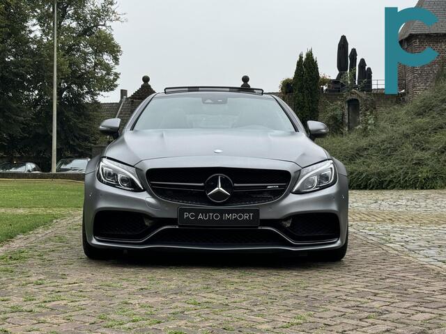 Mercedes-Benz C-KLASSE Coupé AMG 63 S Edition 1 Ceramic AMG Performance Seat Pano Burmester Selenietgrijs Magno
