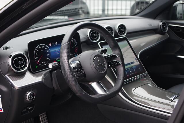 Mercedes-Benz C-KLASSE Estate 300 e 313 PK AMG Line PHEV, Trekhaak, Panoramadak, Burmester Sound, Sfeerverlichting, Camera