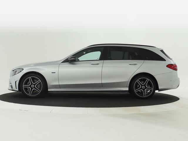 Mercedes-Benz C-KLASSE Estate 300 e Business Solution AMG Nightpakket | Parkeerpakket met 360 gr camera | Comand Navigatie | Digitaal Dash | Sfeerverlichting | DAB | Inclusief 24 maanden MB Certified garantie voor Europa.