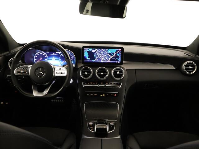 Mercedes-Benz C-KLASSE Estate 300 e Business Solution AMG Nightpakket | Parkeerpakket met 360 gr camera | Comand Navigatie | Digitaal Dash | Sfeerverlichting | DAB | Inclusief 24 maanden MB Certified garantie voor Europa.