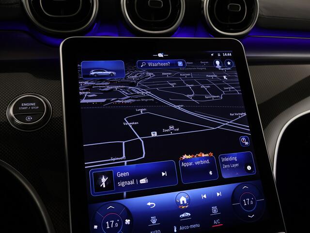 Mercedes-Benz C-KLASSE Estate 180 AMG-Line | Night-pakket | Panoramadak | Burmester Sound | Dodehoek Ass. | Stoelverwarming | Parkeersensoren + achtercamera Inclusief 24 maanden MB Certified garantie voor Europa.