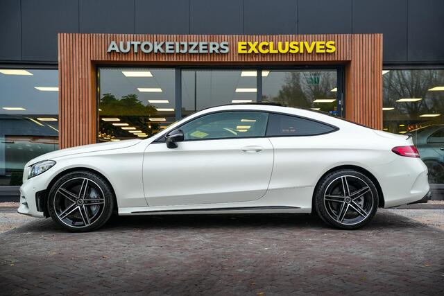Mercedes-Benz C-KLASSE Coupé AMG 43 4MATIC Panodak Burmester Schaalstoelen Ambient Keyless 360 Cam