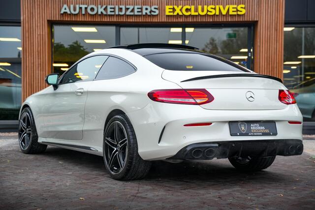 Mercedes-Benz C-KLASSE Coupé AMG 43 4MATIC Panodak Burmester Schaalstoelen Ambient Keyless 360 Cam