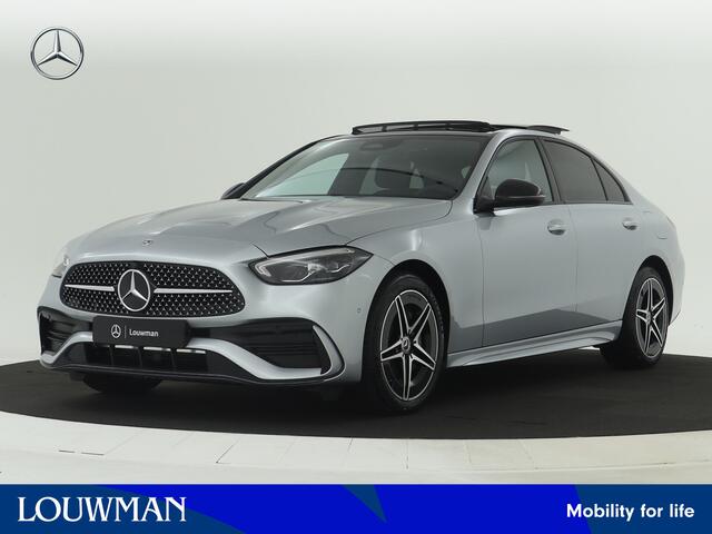 Mercedes-Benz C-KLASSE 300 e AMG Line | Nightpakket | Parkeerpakket met achteruitrijcamera | Antidiefstalpakket GUARD 360° Plus | Memorypakket | Dodehoekassistent | Spiegelpakket | USB-pakket | DISTRONIC |