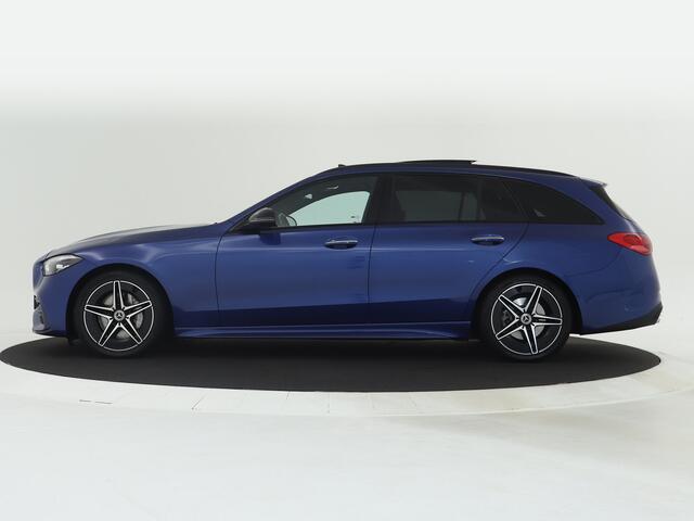 Mercedes-Benz C-KLASSE Estate 200 Launch Edition AMG Line | Panoramadak | 5 spaaks lichtmetalen velgen | Navigatie | Parking support met camera | Inclusief 24 maanden MB Certified garantie voor Europa.