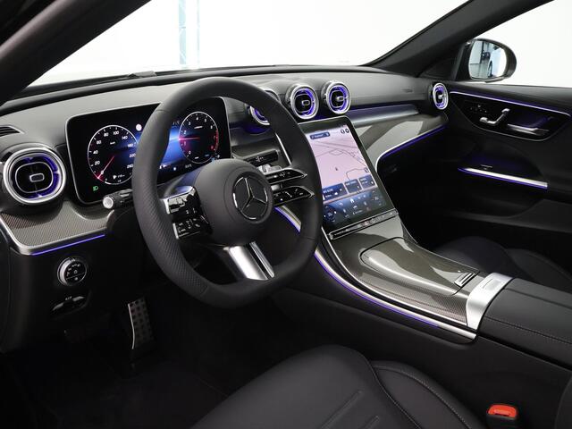 Mercedes-Benz C-KLASSE 180 AMG Line 19 inch LM velgen | Panoramadak | memory pakket | Led verlichting
