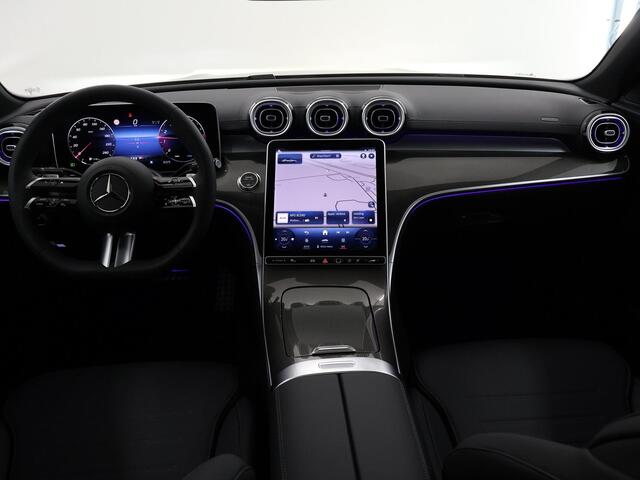 Mercedes-Benz C-KLASSE 180 AMG Line 19 inch LM velgen | Panoramadak | memory pakket | Led verlichting