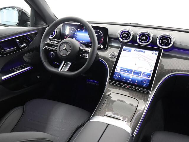 Mercedes-Benz C-KLASSE 180 AMG Line 19 inch LM velgen | Panoramadak | memory pakket | Led verlichting