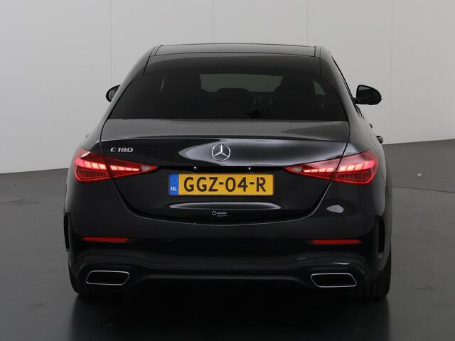 Mercedes-Benz C-KLASSE 180 AMG Line Panoramadak | Night pakket | 19 inch lm velgen | Led verlichting