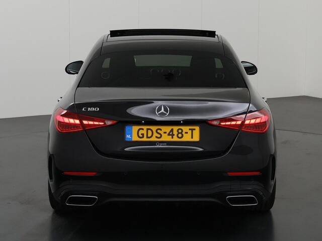 Mercedes-Benz C-KLASSE 180 AMG NIGHT Premium Plus | Head Up Dsiplay | Panoramadak | 360 camera | Stoelgeheugen | Keyless Entry | Apple Carplay | BURMESTER 3D |