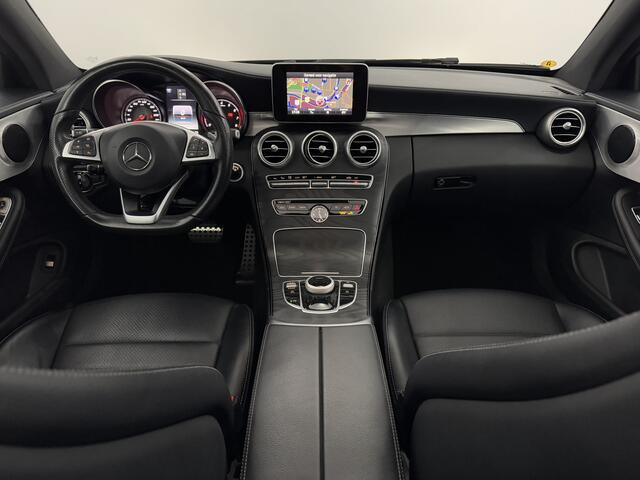 Mercedes-Benz C-KLASSE Coupé 180 Edition 1 AMG Pano, Leder, Navi, Parkeer sensoren, Stoelverwarming, Cruise control