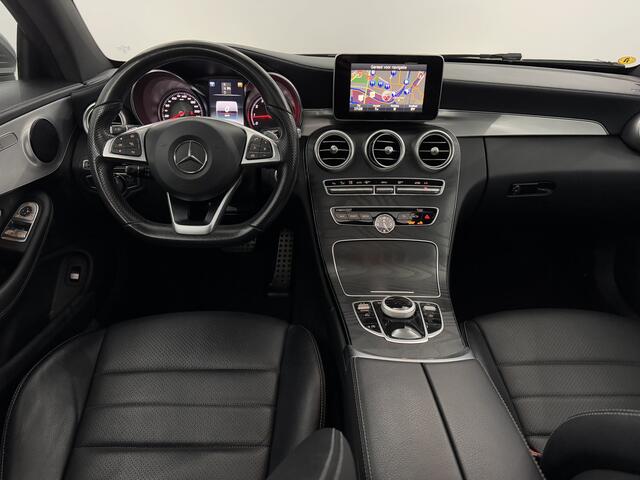 Mercedes-Benz C-KLASSE Coupé 180 Edition 1 AMG Pano, Leder, Navi, Parkeer sensoren, Stoelverwarming, Cruise control