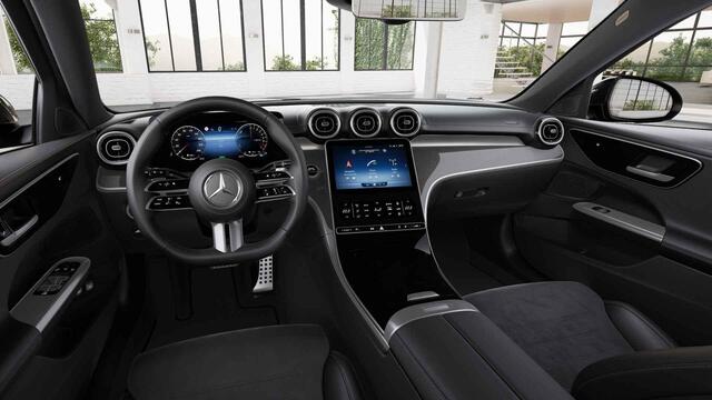 Mercedes-Benz C-KLASSE 300 e 4MATIC AMG Line | Panoramadak | Night | Rijassistentiepakket | Sfeerverlichting |