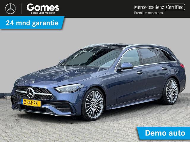 Mercedes-Benz C-KLASSE Estate 180 AMG Line | Premium | Winter pakket | Panoramadak | Burmester® 3D | 360° Camera | Sfeerverlichting | Memorystoelen Verwarmd | Apple & Android Carplay