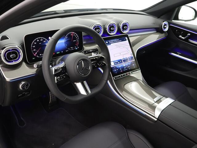 Mercedes-Benz C-KLASSE 300 e Star Edition | AMG Pakket | Elektrische Trekhaak | Elektrische Stoel met Memory | Nightpakket | 360 Camera | Digital Light | Sfeerverlichting |