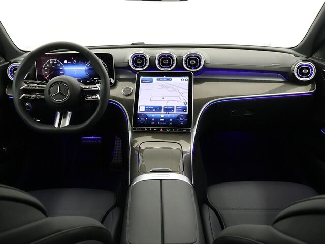 Mercedes-Benz C-KLASSE 300 e Star Edition | AMG Pakket | Elektrische Trekhaak | Elektrische Stoel met Memory | Nightpakket | 360 Camera | Digital Light | Sfeerverlichting |