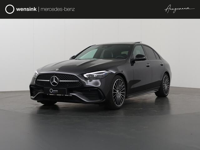 Mercedes-Benz C-KLASSE 180 Star Edition | AMG Pakket | Panoramadak | Elektrische Stoelen met Memory | Sfeerverlichting | 360 Camera | Dodehoek Detectie |