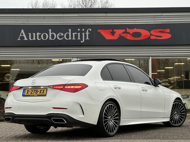 Mercedes-Benz C-KLASSE 300 AMG Line | 258 pk | Massage | Panodak | Burmester | Memory