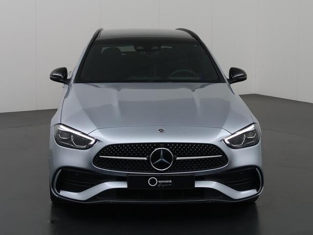 Mercedes-Benz C-KLASSE 300 e 4MATIC AMG Line | Night | Panoramadak | 360 graden camera | Dakrails |