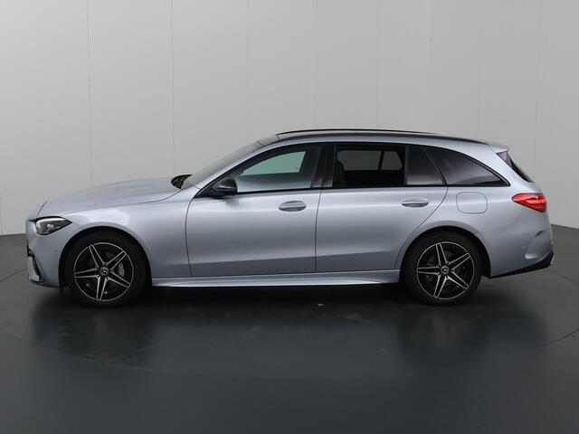 Mercedes-Benz C-KLASSE 300 e 4MATIC AMG Line | Night | Panoramadak | 360 graden camera | Dakrails |