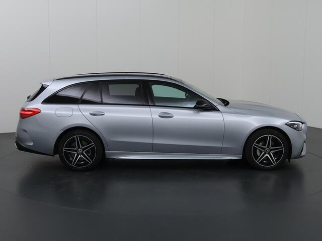 Mercedes-Benz C-KLASSE 300 e 4MATIC AMG Line | Night | Panoramadak | 360 graden camera | Dakrails |