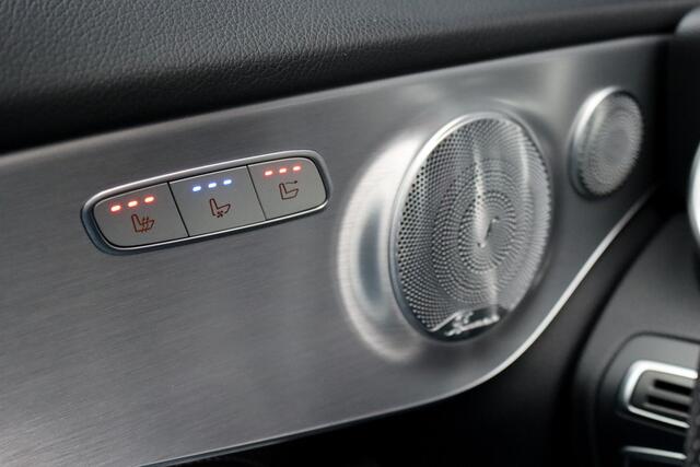 Mercedes-Benz C-KLASSE Cabrio 200 AMG Line Aut9 | Burmester | Stoelverwarming/-ventilatie | Airscarf | Aircap | Camera | Cruise Control | Leder | Led Intelligent Light | Dodehoekassistent |