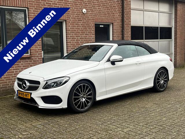 Mercedes-Benz C-KLASSE Cabrio 180 Premium Plus. Burmester, 19"LMV, Half Leer, Stoelverw, Led Koplampen