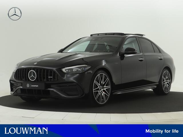 Mercedes-Benz C-KLASSE Mercedes AMG 43 4MATIC AMG Performance-stoelenpakket High-End | Veiligheidsgordels rood | AMG Nightpakket | Burmester® 3D surround sound system | Parkeerpakket met 360°-camera | Digital light |