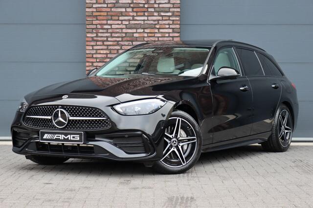 Mercedes-Benz C-KLASSE Estate 300 e AMG Line Aut9 | Panoramadak | Distronic | Trekhaak | Burmester | Memory | Verwarmd Stuurwiel | Digital Light | HUD | Augmented Reality |
