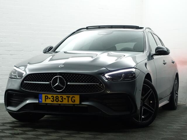 Mercedes-Benz C-KLASSE Estate 300 e AMG Plug in Hybrid 9G Aut- Panodak I Bi Color Leer I Carplay I 360 cam I Rijassistentiepakket