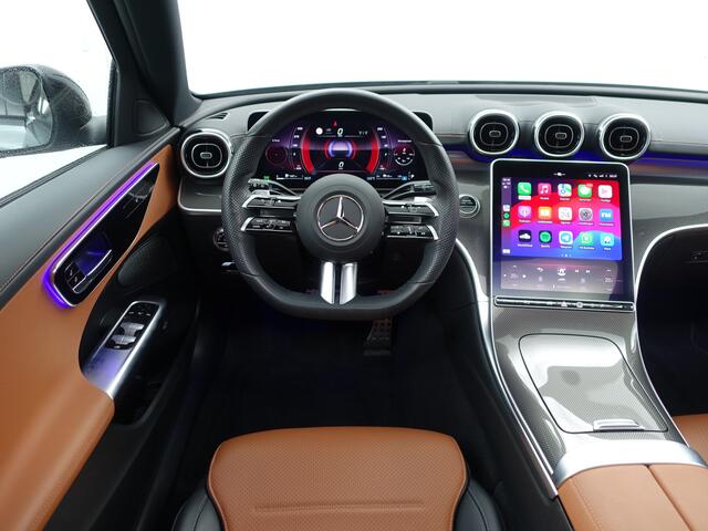 Mercedes-Benz C-KLASSE Estate 300 e AMG Plug in Hybrid 9G Aut- Panodak I Bi Color Leer I Carplay I 360 cam I Rijassistentiepakket