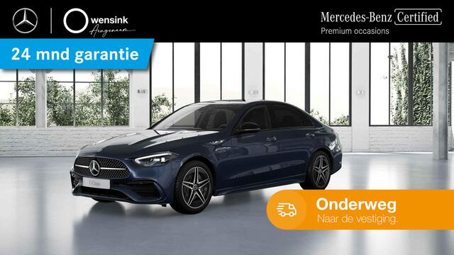 Mercedes-Benz C-KLASSE 300 e AMG Line | Panoramadak | Achteruitrijcamera | Trekhaak | Sfeerverlichting | Stoelverwarming | AGILITY control |