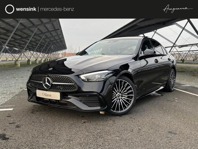 Mercedes-Benz C-KLASSE 180 Star Edition AMG Line | Night | Panoramadak | Burmester | Memory stoelen | Sfeerverlichting | Parkeercamera |