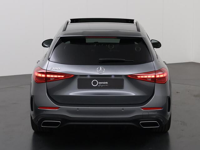 Mercedes-Benz C-KLASSE 180 Estate Star Edition AMG Line | Panoramadak | 19'' multispaaks velgen | Nightpakket | Memorypakket | Apple Car Play | Guard 360