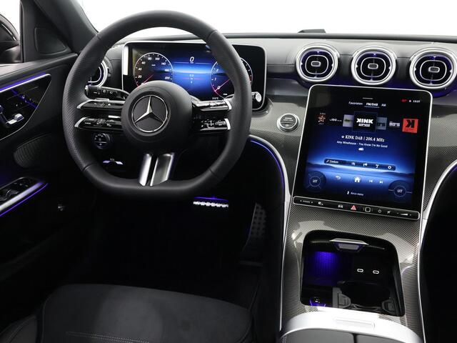Mercedes-Benz C-KLASSE 180 Estate Star Edition AMG Line | Panoramadak | Night Pakket | Elektrische Stoelen met Memory | Sfeerverlichting |