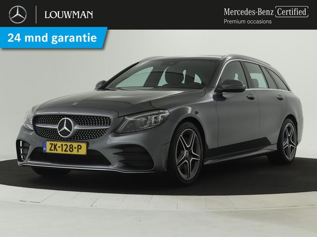 Mercedes-Benz C-KLASSE Estate 200 Business Solution AMG | Trekhaak | Comand Navigatie | Sfeerverlichting | car Play | Alarm | Stoelverwarming | Inclusief 24 maanden MB Certified garantie voor Europa.
