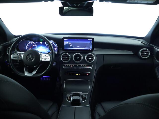 Mercedes-Benz C-KLASSE Estate 200 Business Solution AMG | Trekhaak | Comand Navigatie | Sfeerverlichting | car Play | Alarm | Stoelverwarming | Inclusief 24 maanden MB Certified garantie voor Europa.