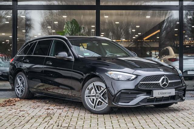 Mercedes-Benz C-KLASSE 300e Estate Star Edition AMG Line | Sfeerverlichting | Stoelverwarming | 360 camera | Smartphone-integratie |