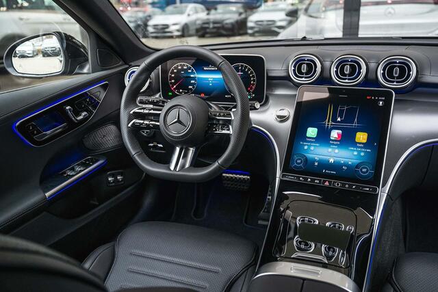 Mercedes-Benz C-KLASSE 300e Estate Star Edition AMG Line | Sfeerverlichting | Stoelverwarming | 360 camera | Smartphone-integratie |