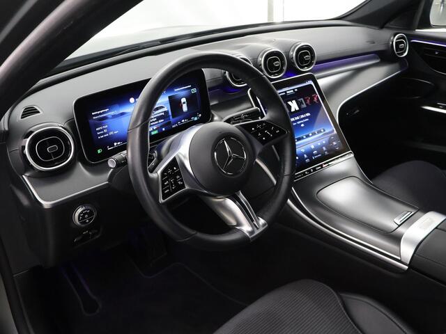 Mercedes-Benz C-KLASSE Estate 300 e Star Edition AMG Line Plus | Mat Grijs | AMG NIGHT | Premium Audio | Panoramadak | Massage | Rijassistentiepakket Plus |