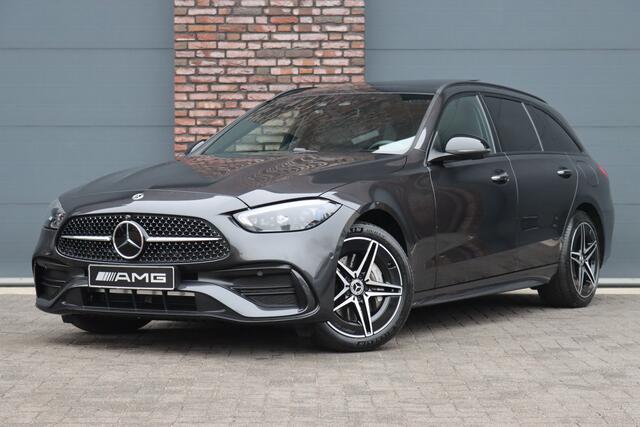 Mercedes-Benz C-KLASSE Estate 300 e AMG Line Premium Aut9 | Distronic+ | Panoramadak | Trekhaak | Burmester | Memory | Digital Light | Keyless Go | Verwarmd Stuurwiel | Augmented Reality |