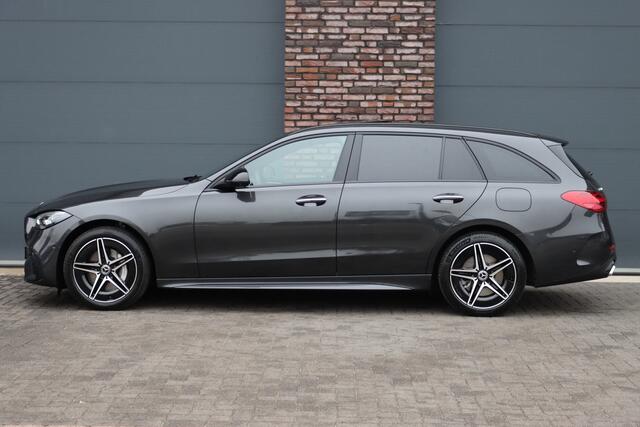 Mercedes-Benz C-KLASSE Estate 300 e AMG Line Premium Aut9 | Distronic+ | Panoramadak | Trekhaak | Burmester | Memory | Digital Light | Keyless Go | Verwarmd Stuurwiel | Augmented Reality |