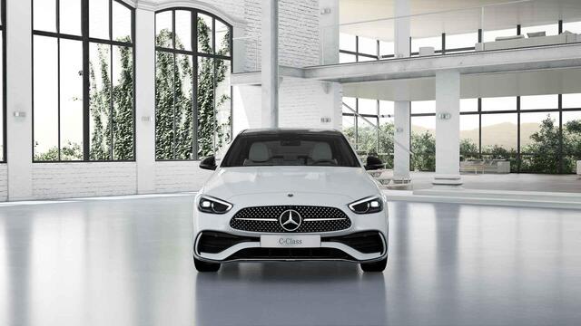 Mercedes-Benz C-KLASSE 300 e AMG Line | Panoramadak | Sfeerverlichting | 360 graden camera | AGILITY CONTROL | Stoelverwarming |